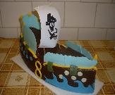Ukázka práce dort pro piráta